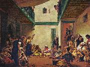 Eugene Delacroix Judische Hochzeit in Marokko oil painting artist